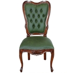 chaise-victorien-acajou-vert