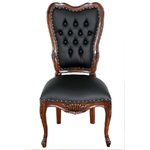chaise-victorien-acajou-noir