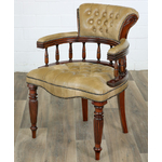 Fauteuil-acajou-victorien-a