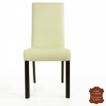 chaises-cuir-vachette-creme-a