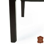 Chaise-cuir-vachette-beige-mocca-d