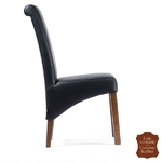 chaise-cuir-vachette-noir-b