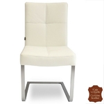 chaises-cuir-vachette-blanc-a