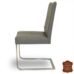 chaises-cuir-vachette-gris-b