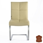 Chaise-cuir-veritable-mocca