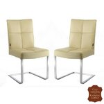 Chaises-cuir-veritable-mocca