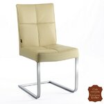 Chaises-cuir-veritable-mocca-