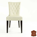 Chaises-cuir-capitonne-blanc-a