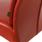 Chaise-cuir-veritable-rouge-e
