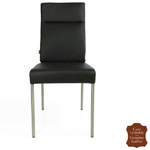 Chaise-cuir-veritable-noir-a
