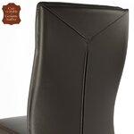 Chaise-cuir-marron-veritable-d