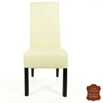 Chaise-cuir-veritable-blanc-a