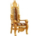Trone-tetes-lion-leopard