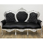 Canape-royal-noir-argent