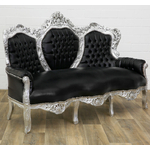 Canape-royal-noir-argent-a