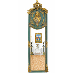 Miroir-vert-dore