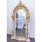 Miroir-blanc-dore