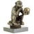 Statue-bronze-singe