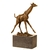 Statue-bronze-girafe