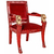 Fauteuil-cheval-Empire-rouge