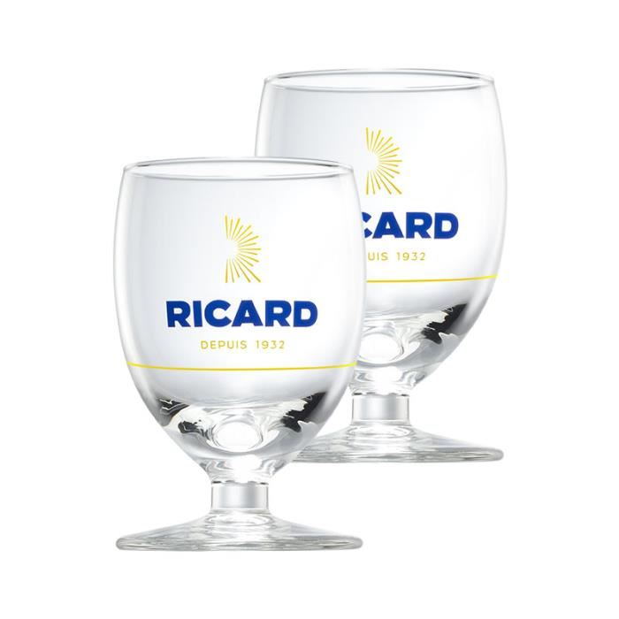 Verre Ricard collector avec publicité cadeau ce verre