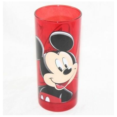 Verre Mickey DISNEYLAND PARIS rouge Disney - Idée cadeaux - leszitounes