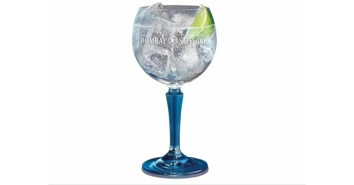 Lot de 2 verres à gin filigranes - Verres électrolytiques lilas Lot de 2 verres à gin filigranes - Verres électrolytiques lilas