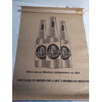 Bière sol affiche en toile de jute
