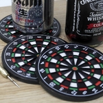 Dessous de Verre jeu de fléchettes lots de 4