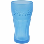 verre coca cola fluo bleu 37 cl