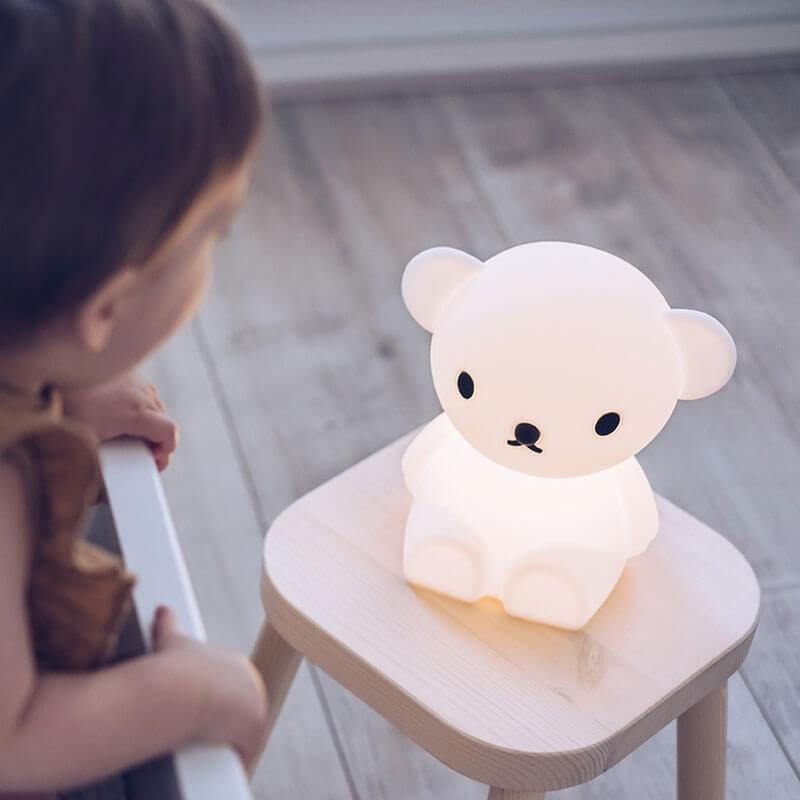 Lampe veilleuse rechargeable en silicone Konges Slojd - Ours Teddy