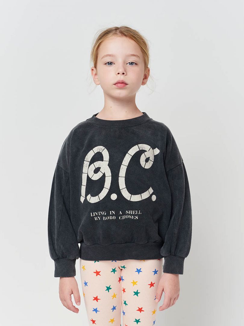 silhouette fille sweat noir bobo choses