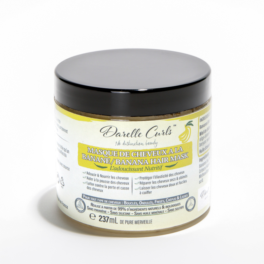masque cheveux banane
