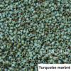 Turquoise marbré