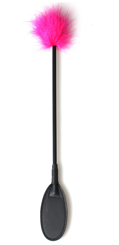 Tapette avec Plumeau fuchsia 42 cm