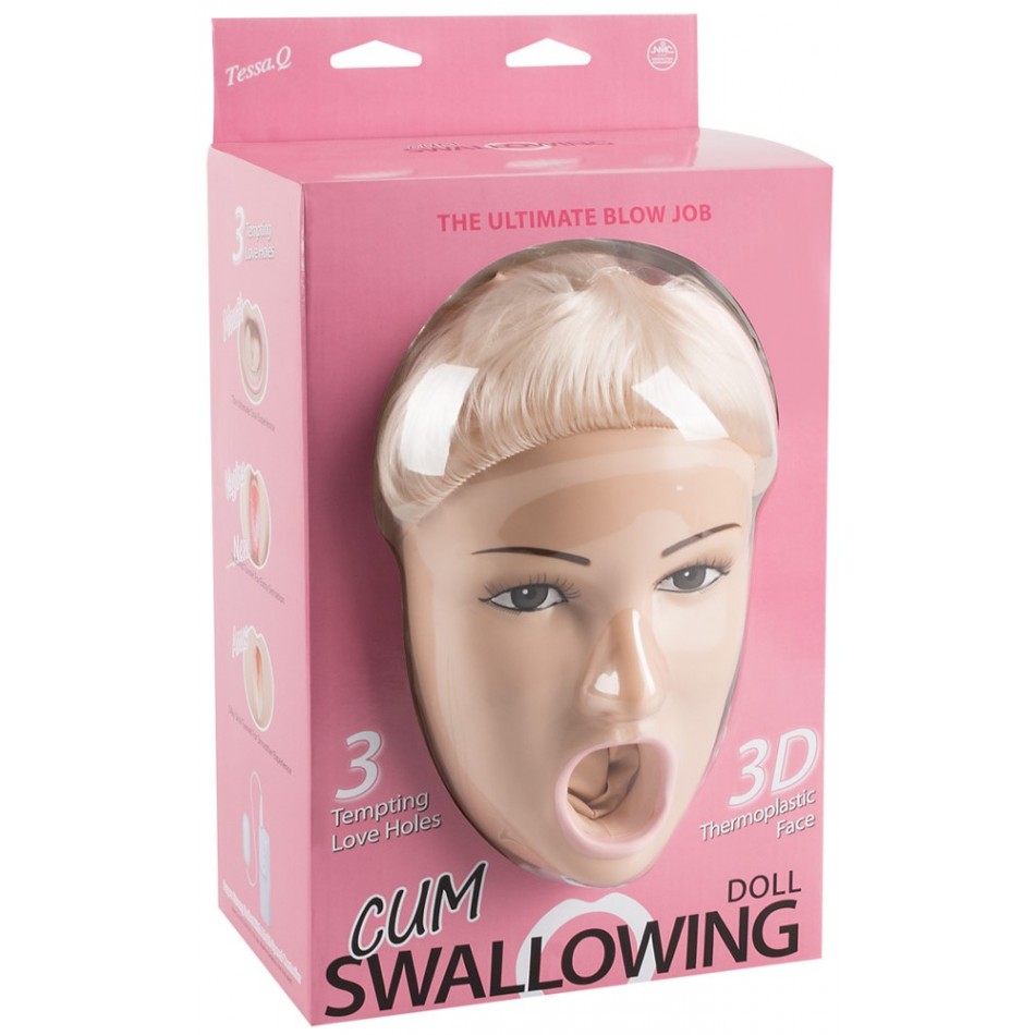Poupée Gonflable Vibrante Tessa Cum Swallowing