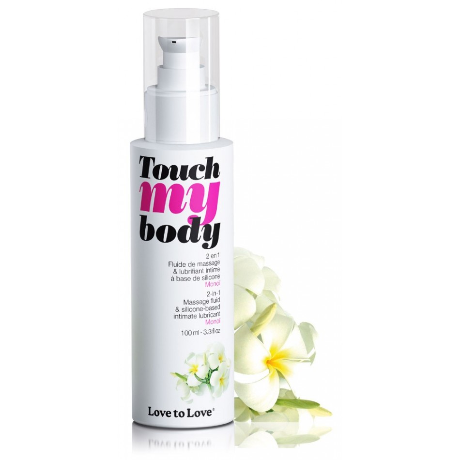 Massage et Lubrifiant Touch My Body Monoï 100 ml