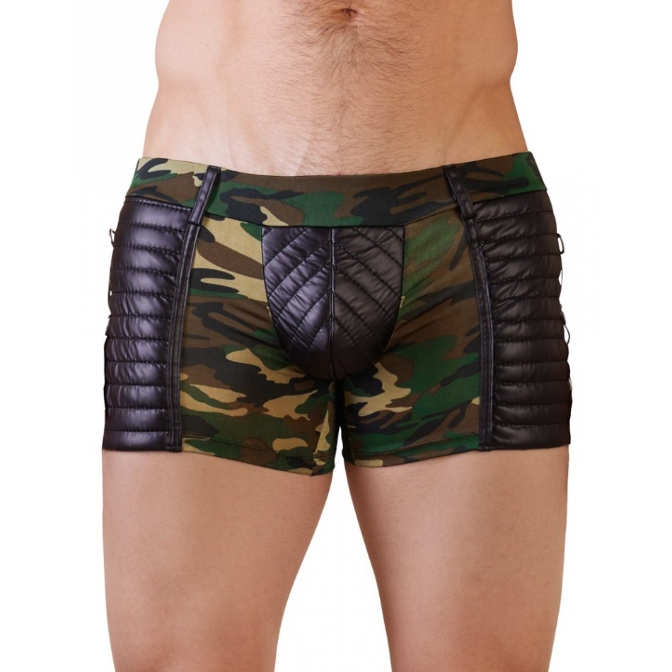 Short Camouflage Matelassé