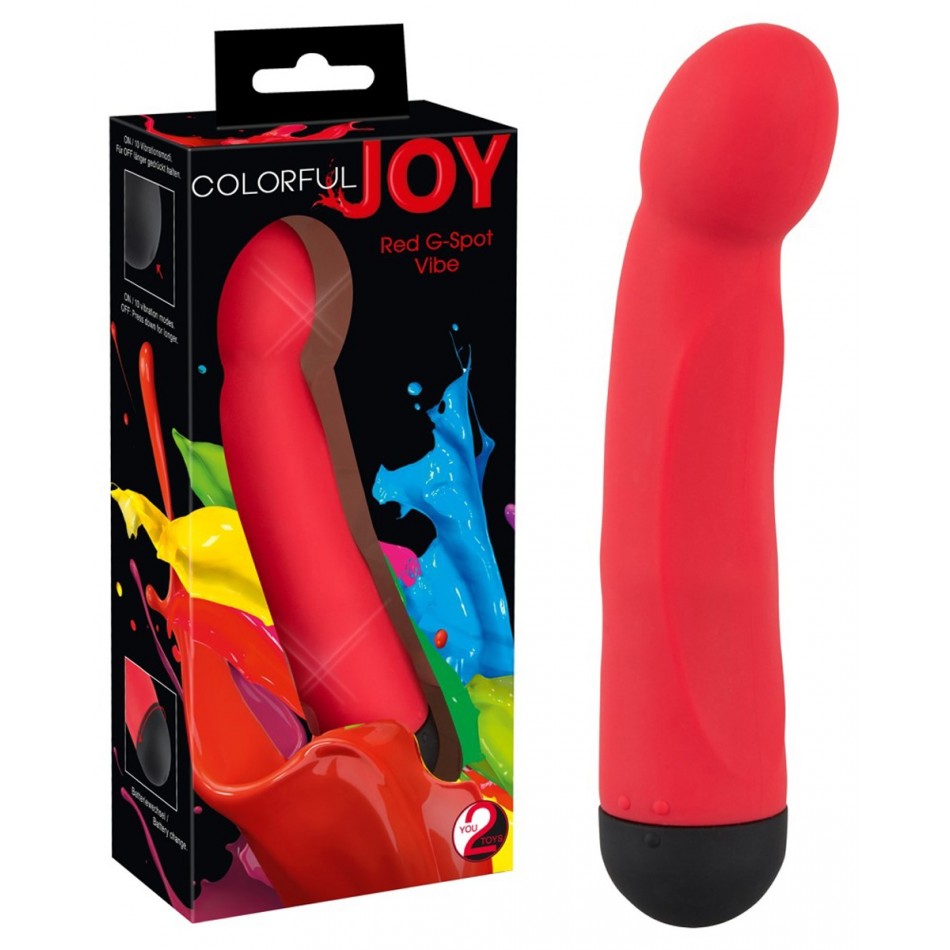 Vibromasseur en Silicone Colorful Joy G-Spot