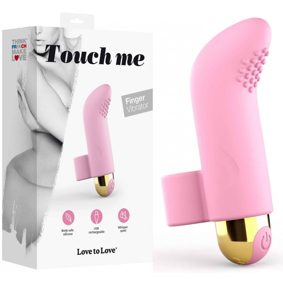 Doigt Vibrant Rechargeable Touch Rose