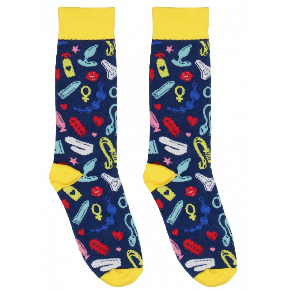 Chaussettes Sexy Socks Motifs Sextoys - T 36-41