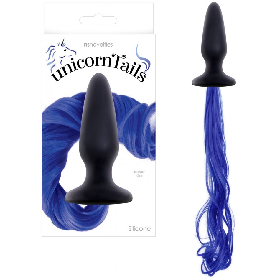 Plug Anal Unicorntails Bleu