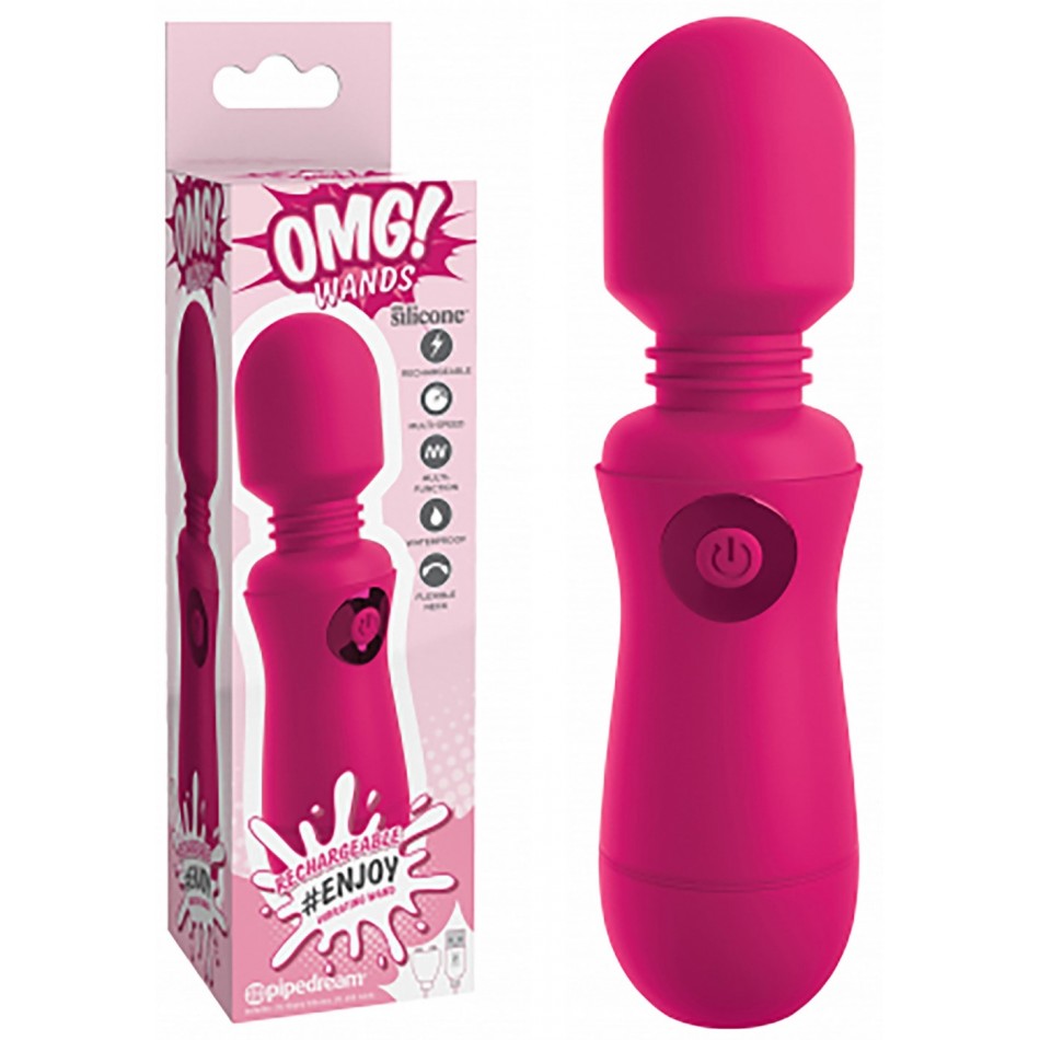 Vibromasseur Rechargeable OMG Wands Rose