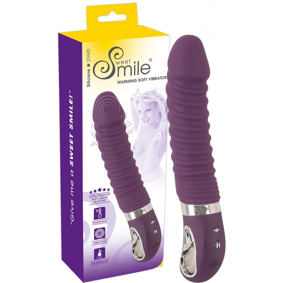 Vibromasseur USB Smile Chauffant Violet