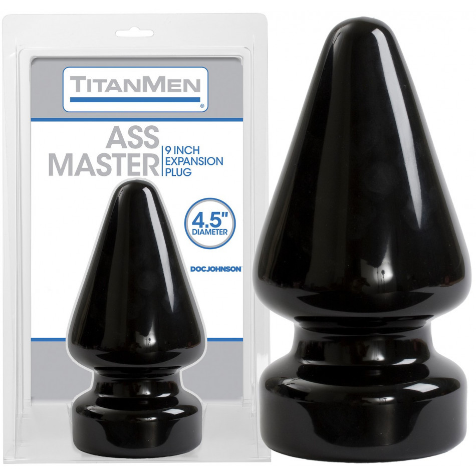 Plug Anal TitanMen Ass Master - Diamètre 11,4 cm