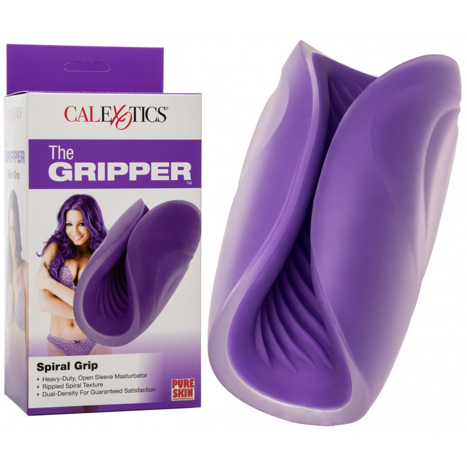 Gaine de Masturbation The Gripper Spiral Grip Violet