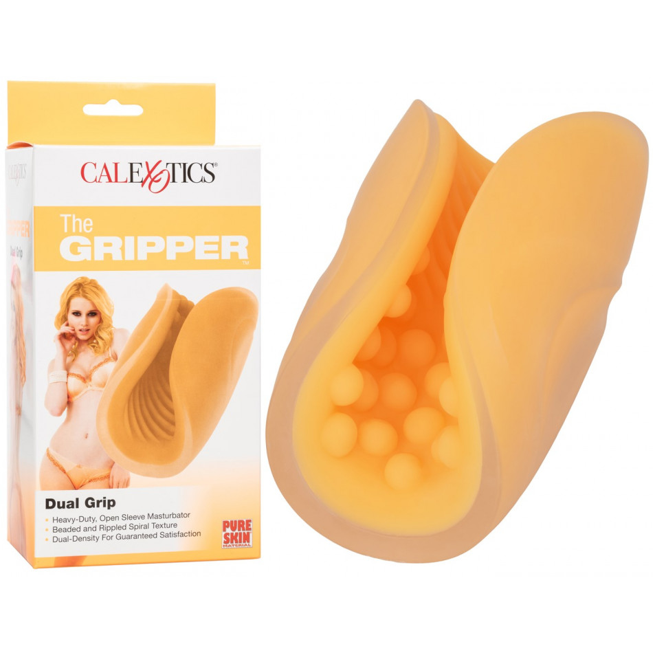 Gaine de Masturbation The Gripper Dual Grip Orange