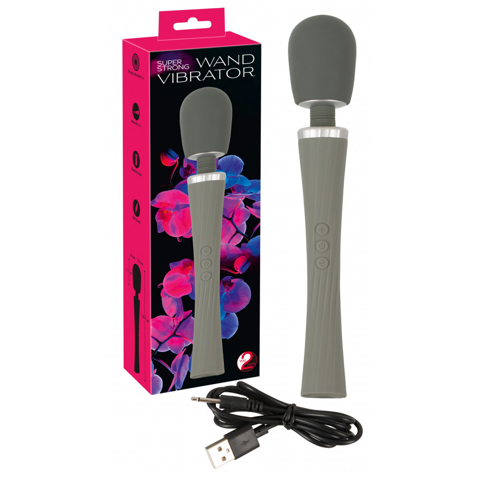 Vibromasseur Rechargeable Super Strong Wand