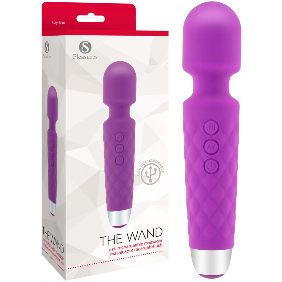 Vibromasseur Rechargeable The Wand Violet