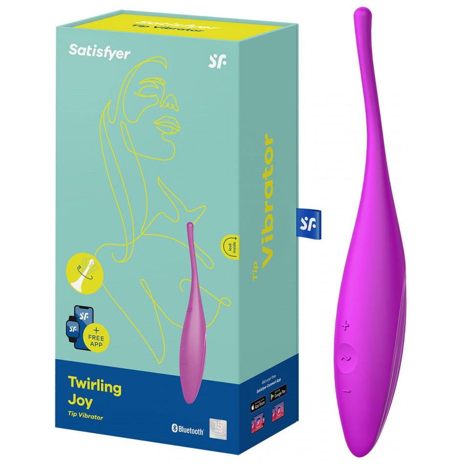 Stimulateur Clitoridien USB Twirling Joy Violet Connecté